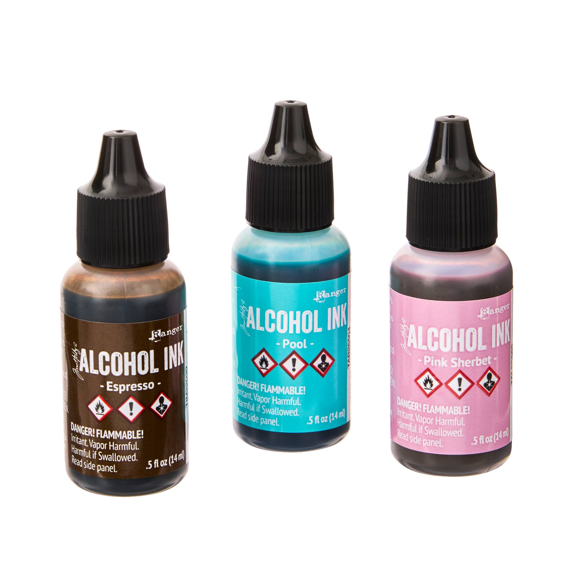 6 Packs: 3 ct. (18 total) Tim Holtz® Alcohol Ink Set, Retro Cafe